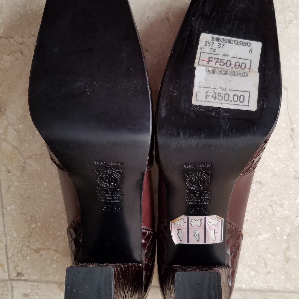 NWT Rodolphe Menudier Vero Cuoio Heels - Picture 10 of 11